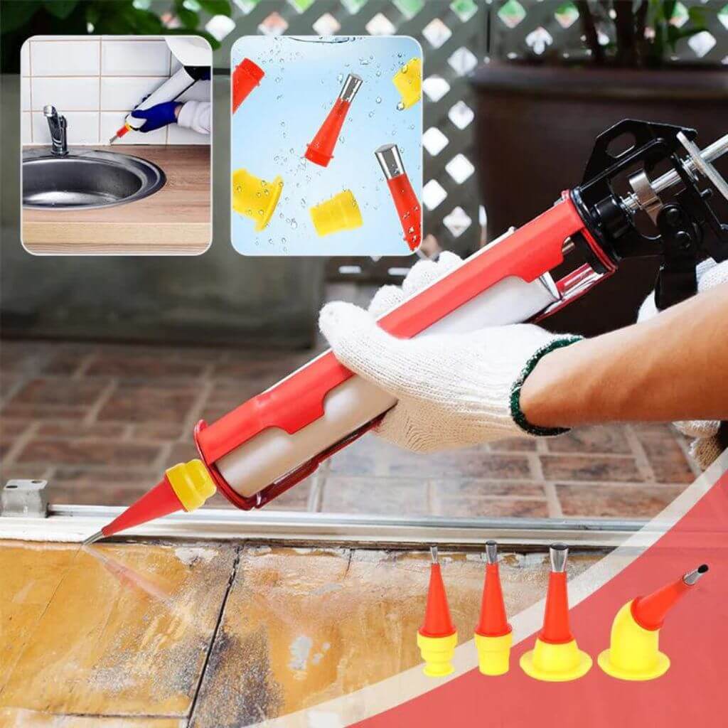 Professioneel kitpistool voor nauwkeurige en rommelvrije kitapplicatie