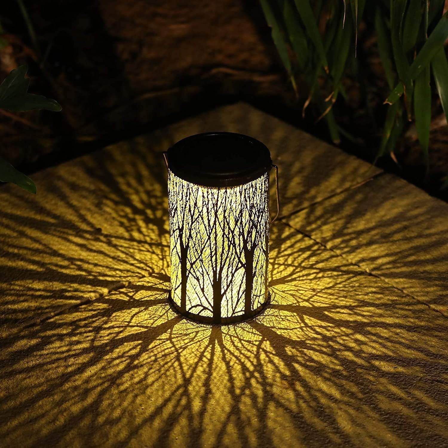 SolarisGlow - Elegante Art Deco solar lantaarn voor stijlvolle tuinverlichting
