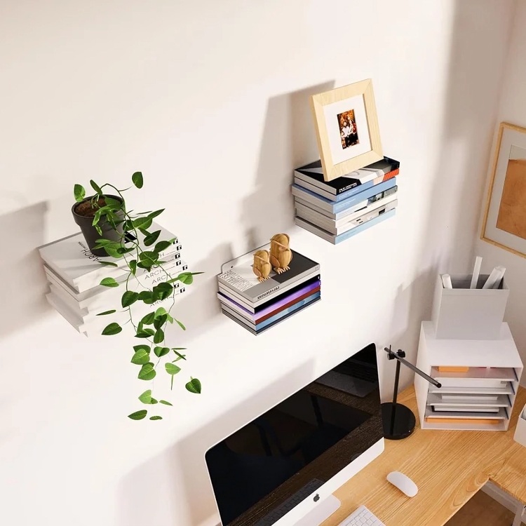 1+1 GRATIS | FloatyBooks - Onzichtbare zwevende boekenplanken