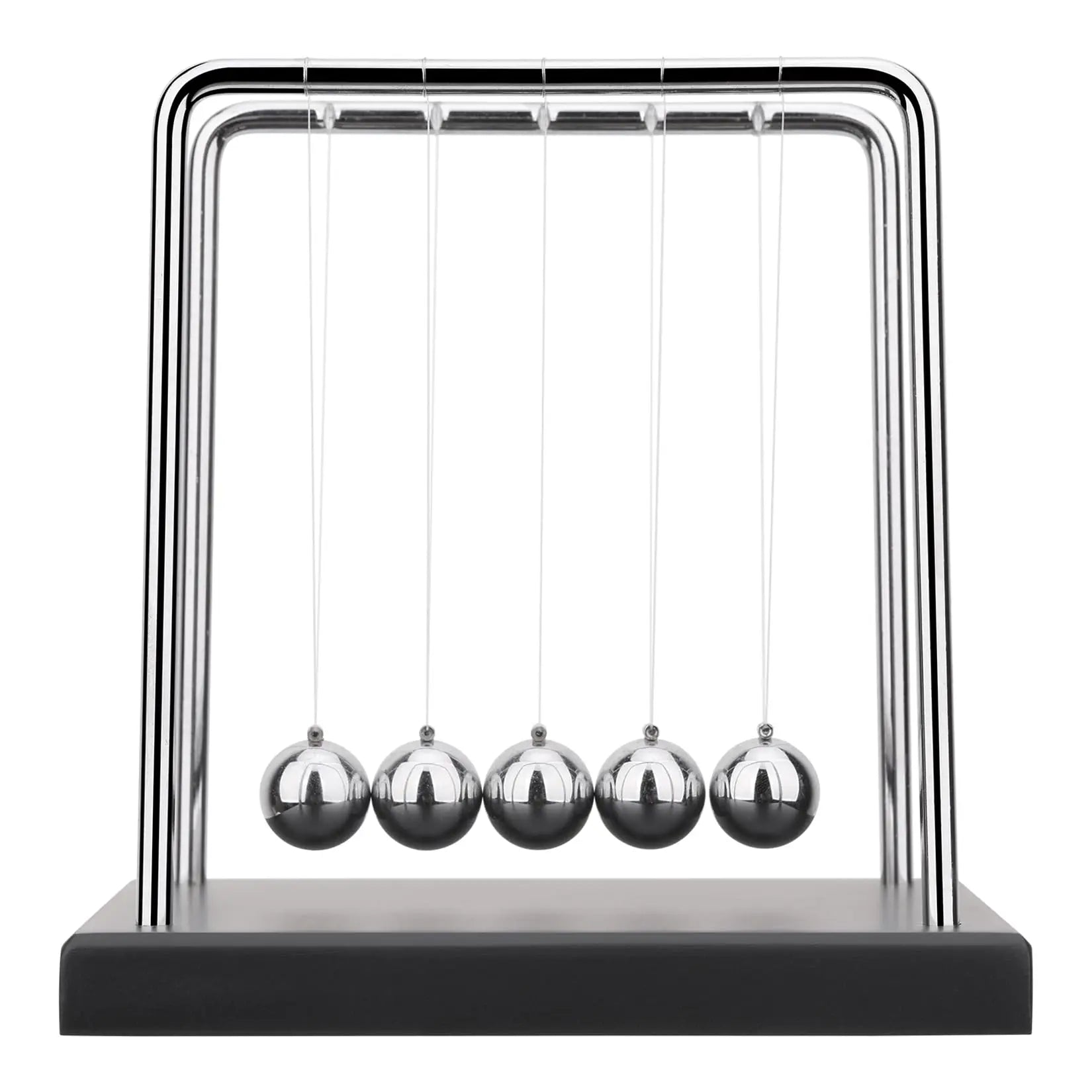 Kinetische Newton Pendule Balance Ballen Staal & Hout Woondecoratie