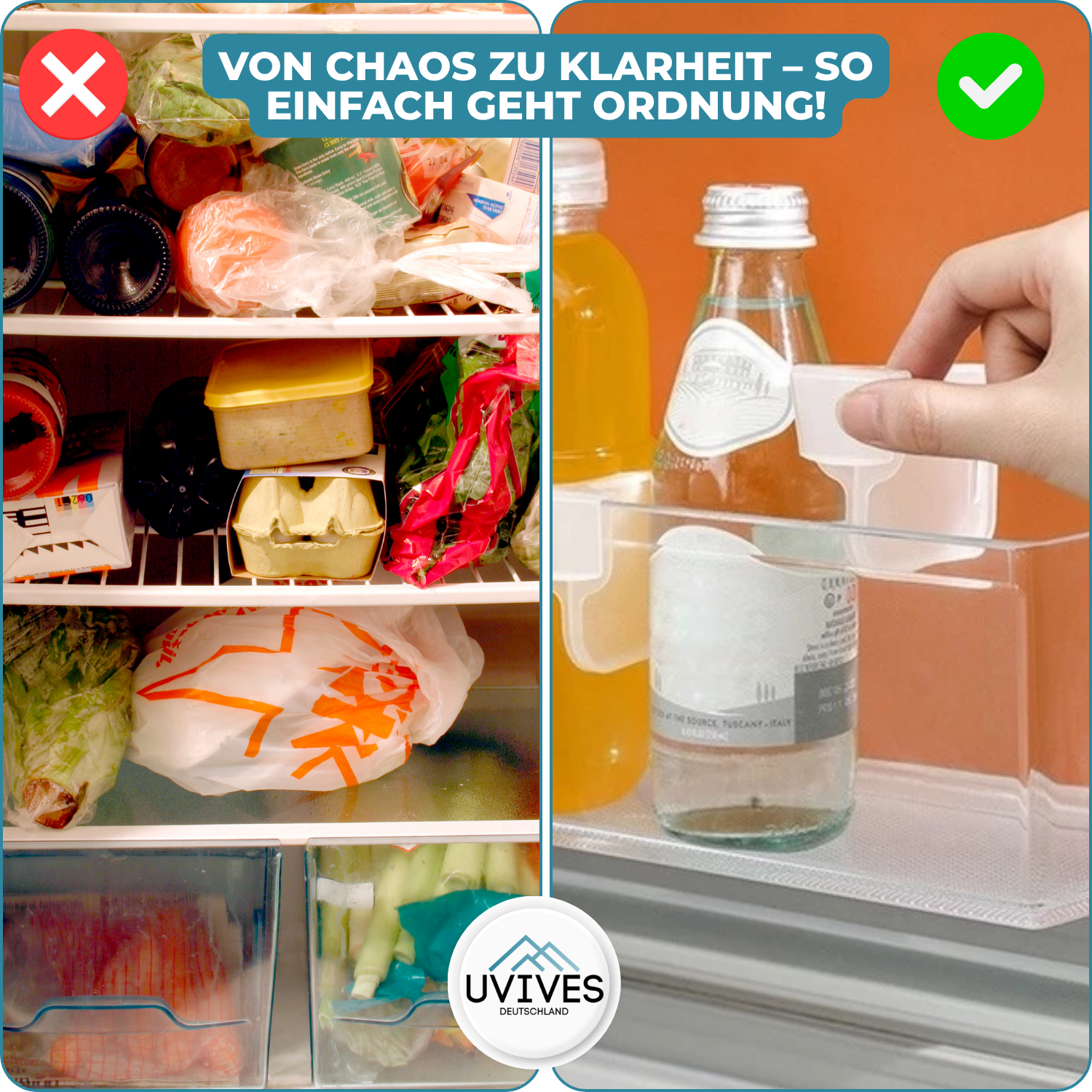 5+5 GRATIS | FridgeTidy - Geen chaos meer, alles op zijn plaats!