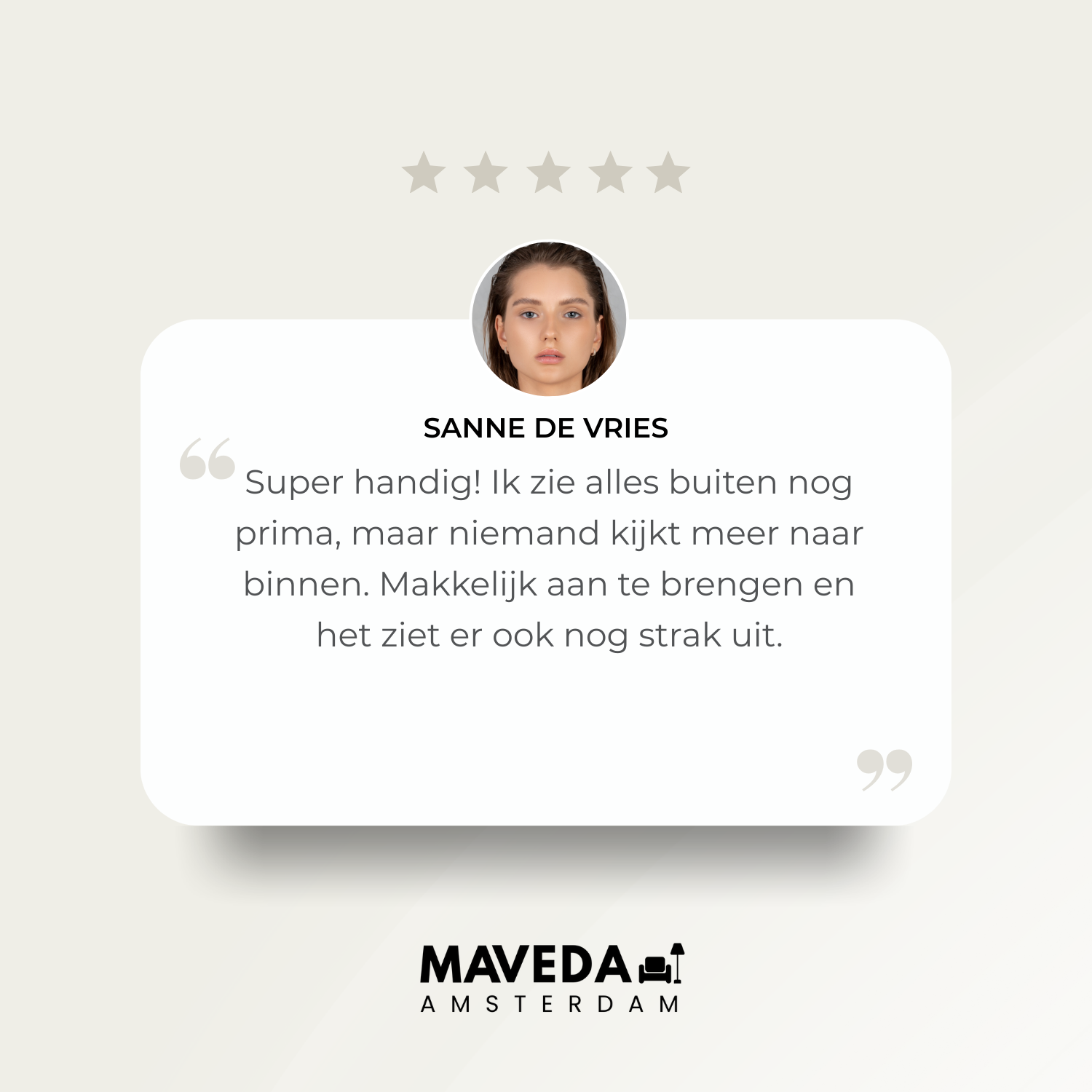 ViewGuard™ - privacy zonder het uitzicht op te offeren