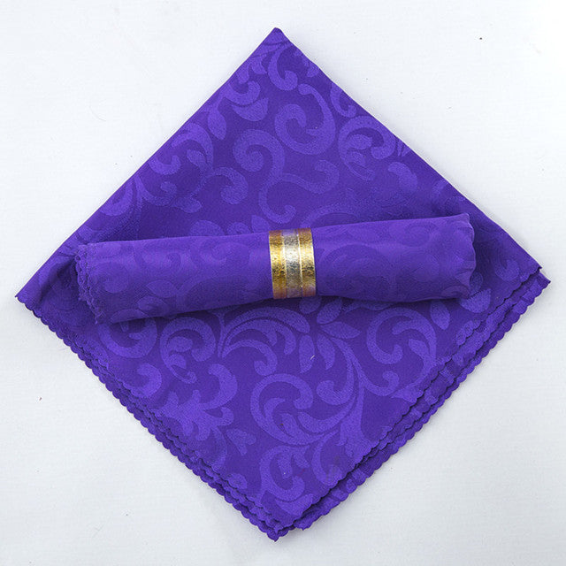 Tafelservetten | Jacquardstructuur | Polyester | 10-delige set