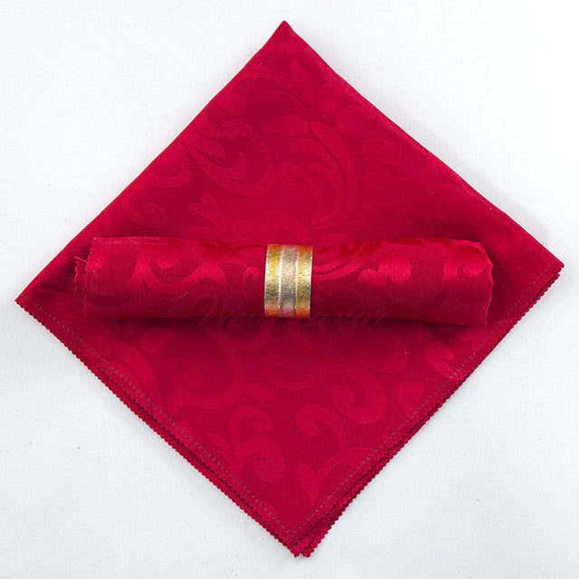 Tafelservetten | Jacquardstructuur | Polyester | 10-delige set
