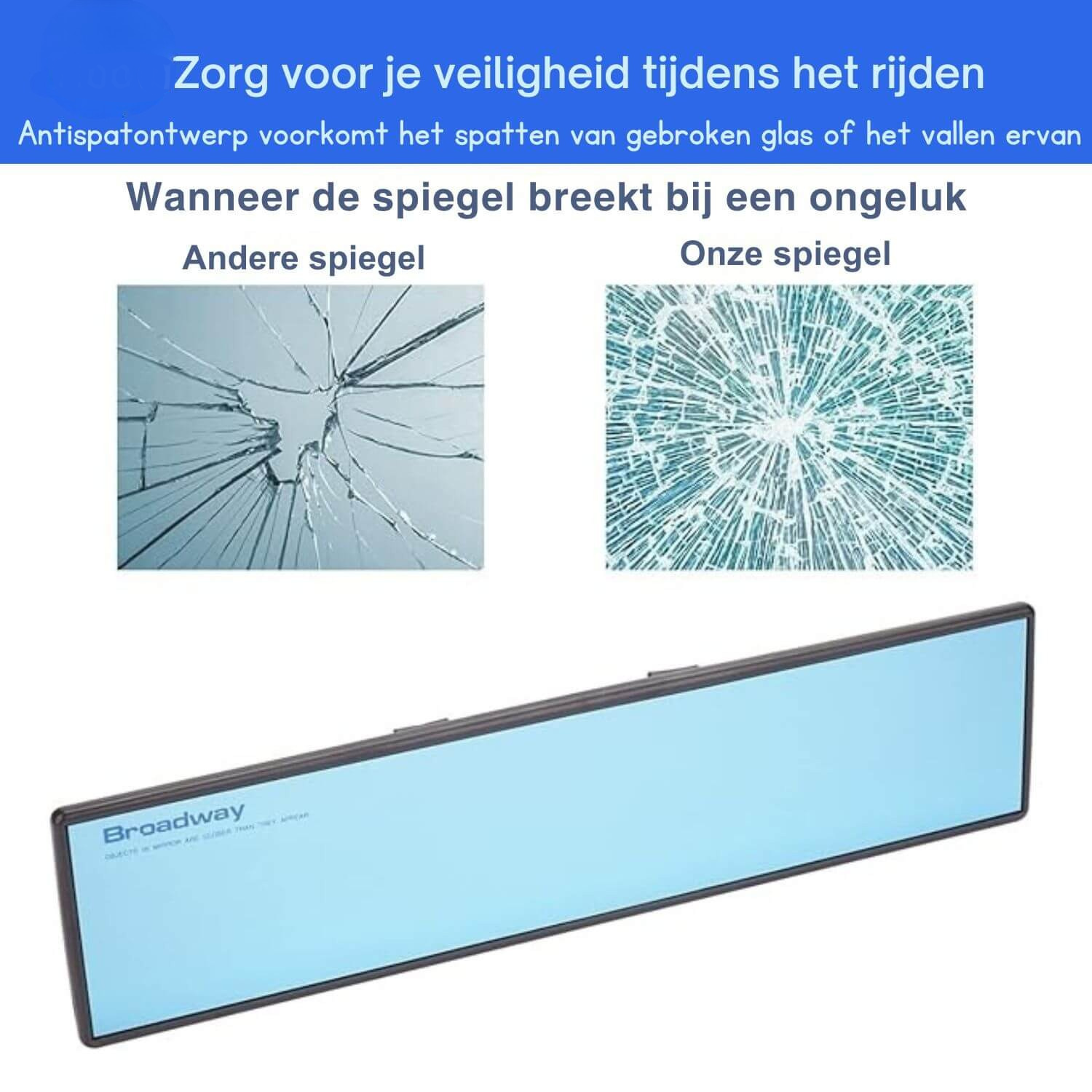 BrightMirror Pro - Meer zichtbaarheid. Meer veiligheid. Minder verblinding