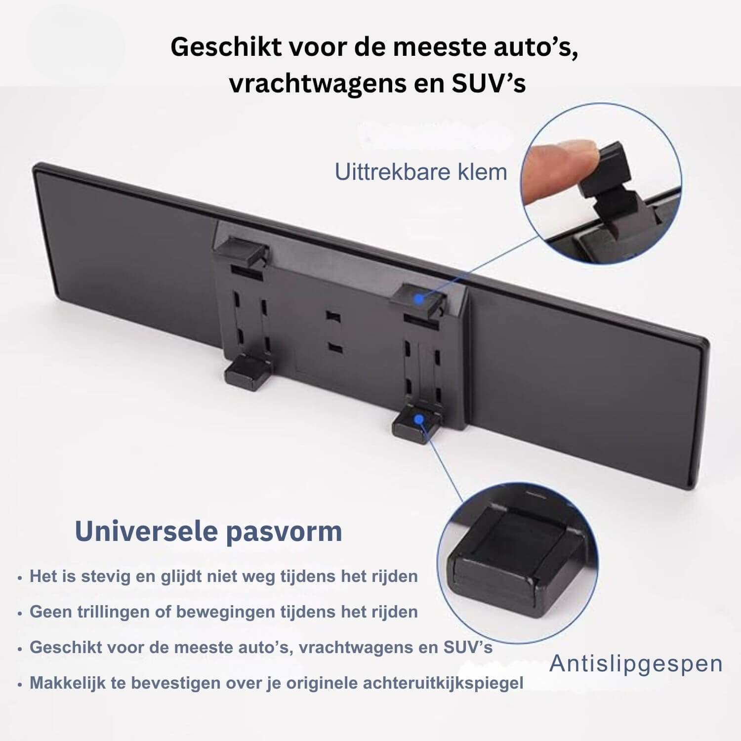 BrightMirror Pro - Meer zichtbaarheid. Meer veiligheid. Minder verblinding