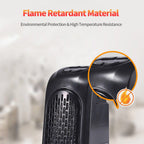 Keramische mini-kachelventilator voor een warme en comfortabele ruimte