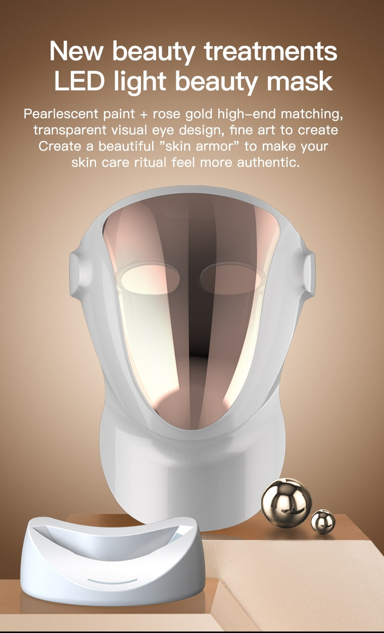 LumaGlow™ LED Lichttherapie Anti-Aging Masker