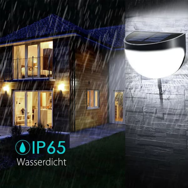 1+1 GRATIS | HaloCryst - LED halfronde traplamp wandlamp hekverlichting