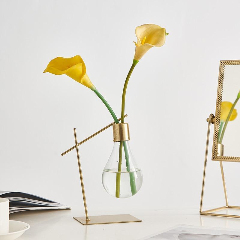 Moderne Heldere Glazen Bolvaas voor Stijlvolle Woondecoratie