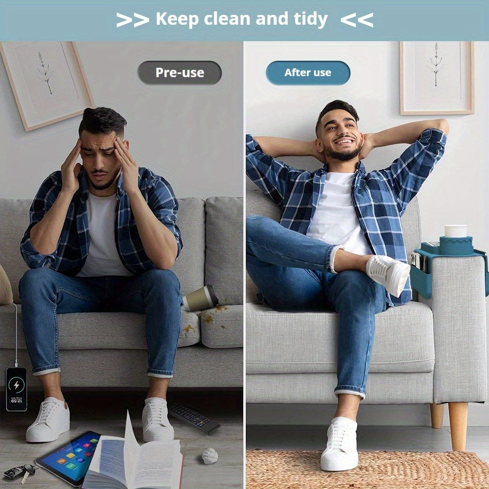 CouchBuddy - je veilige dienblad voor drankjes op de bank