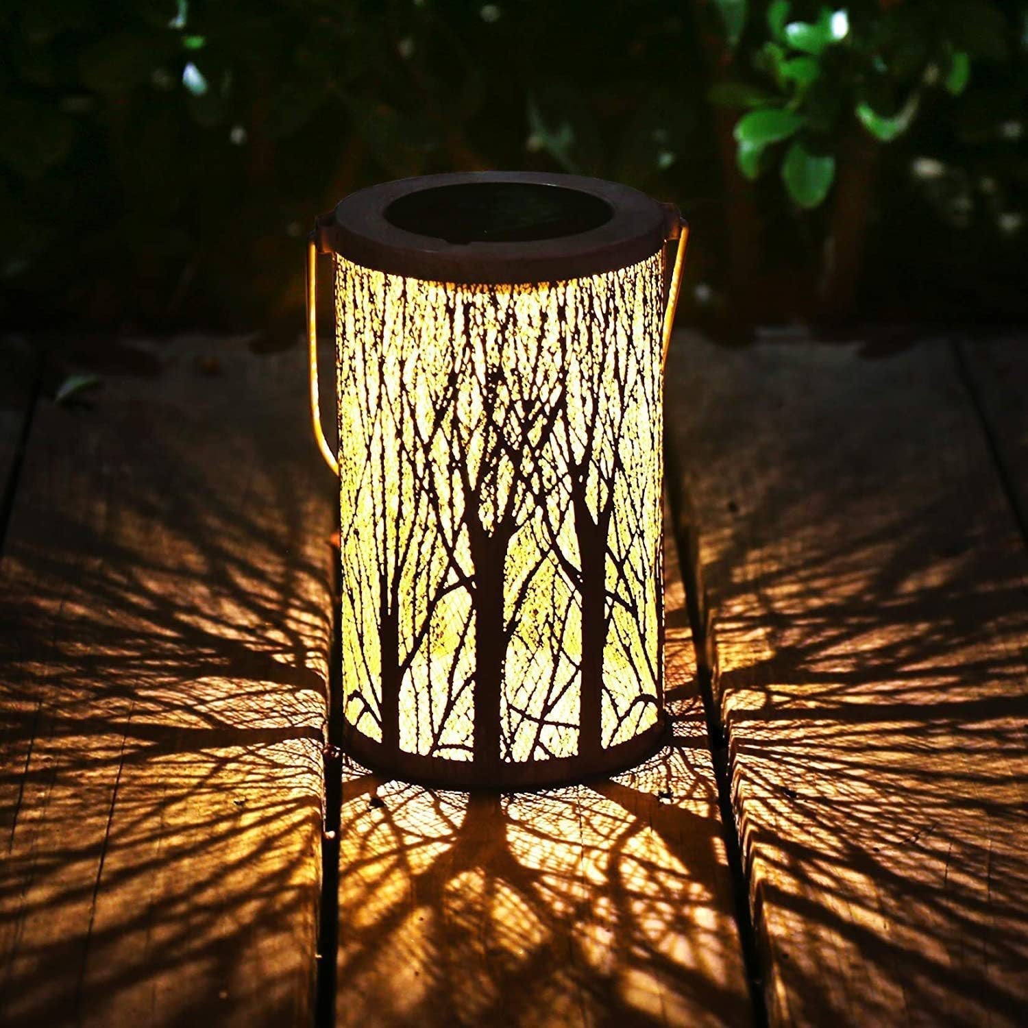 SolarisGlow - Elegante Art Deco solar lantaarn voor stijlvolle tuinverlichting