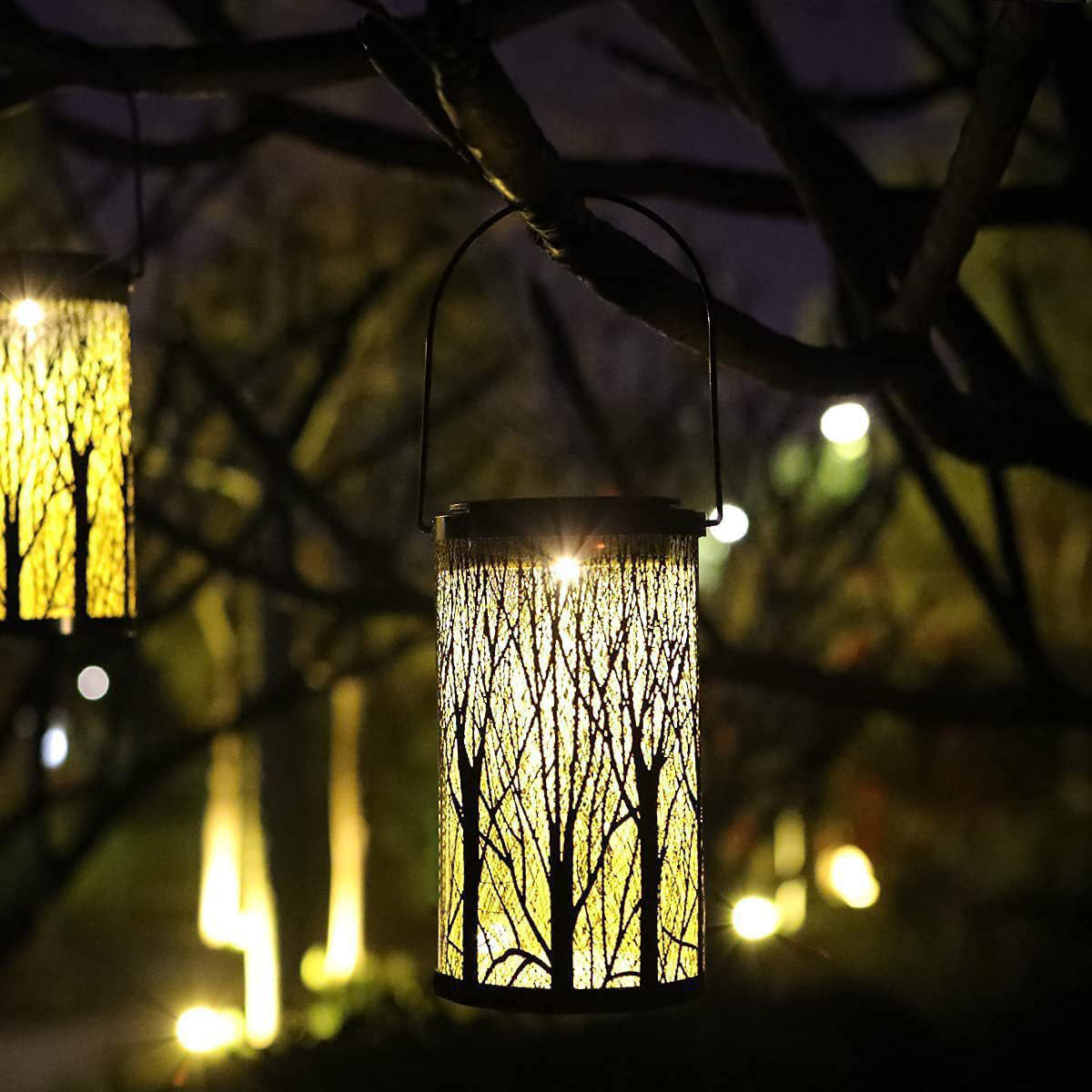 SolarisGlow - Elegante Art Deco solar lantaarn voor stijlvolle tuinverlichting
