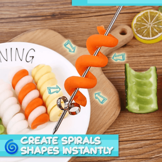 1+1 GRATIS | NutriSpiral - Groente- en fruitspiraalmes