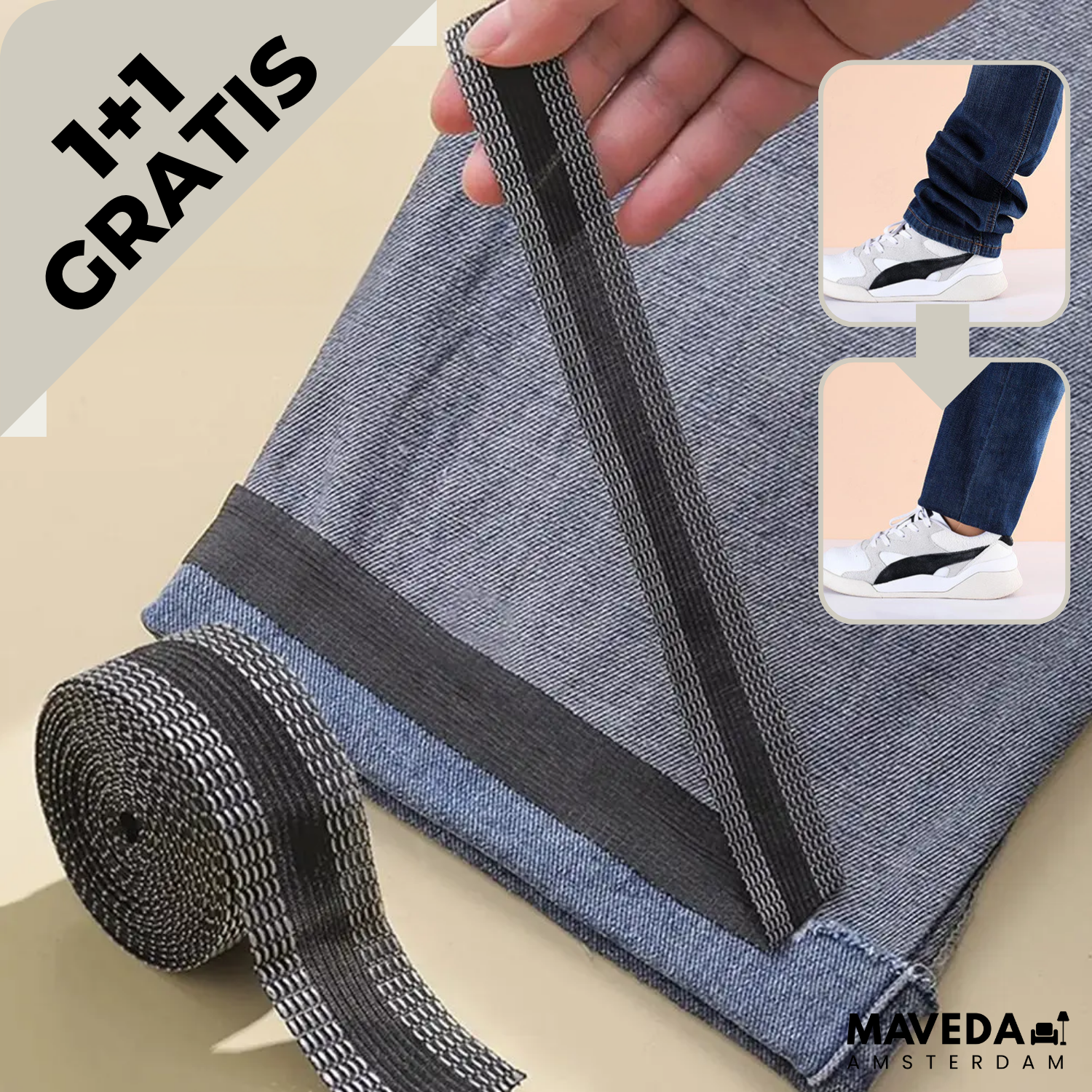 1+1 GRATIS | EasyHem - Perfecte broeklengtes in seconden