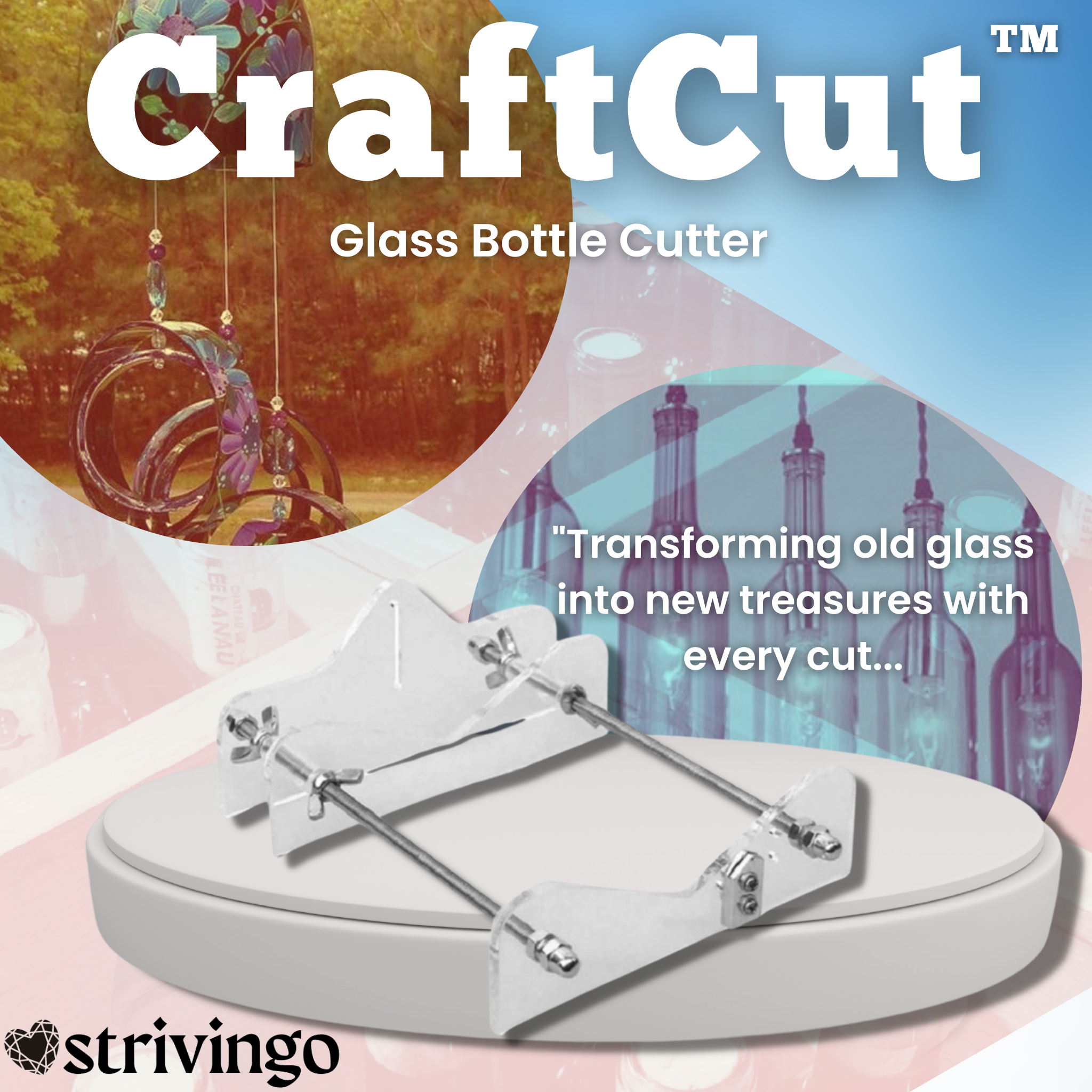 50% KORTING | GlassBlade - Glazen flessensnijder