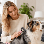 Dubbele vachtkam voor honden voor het verwijderen van klitten