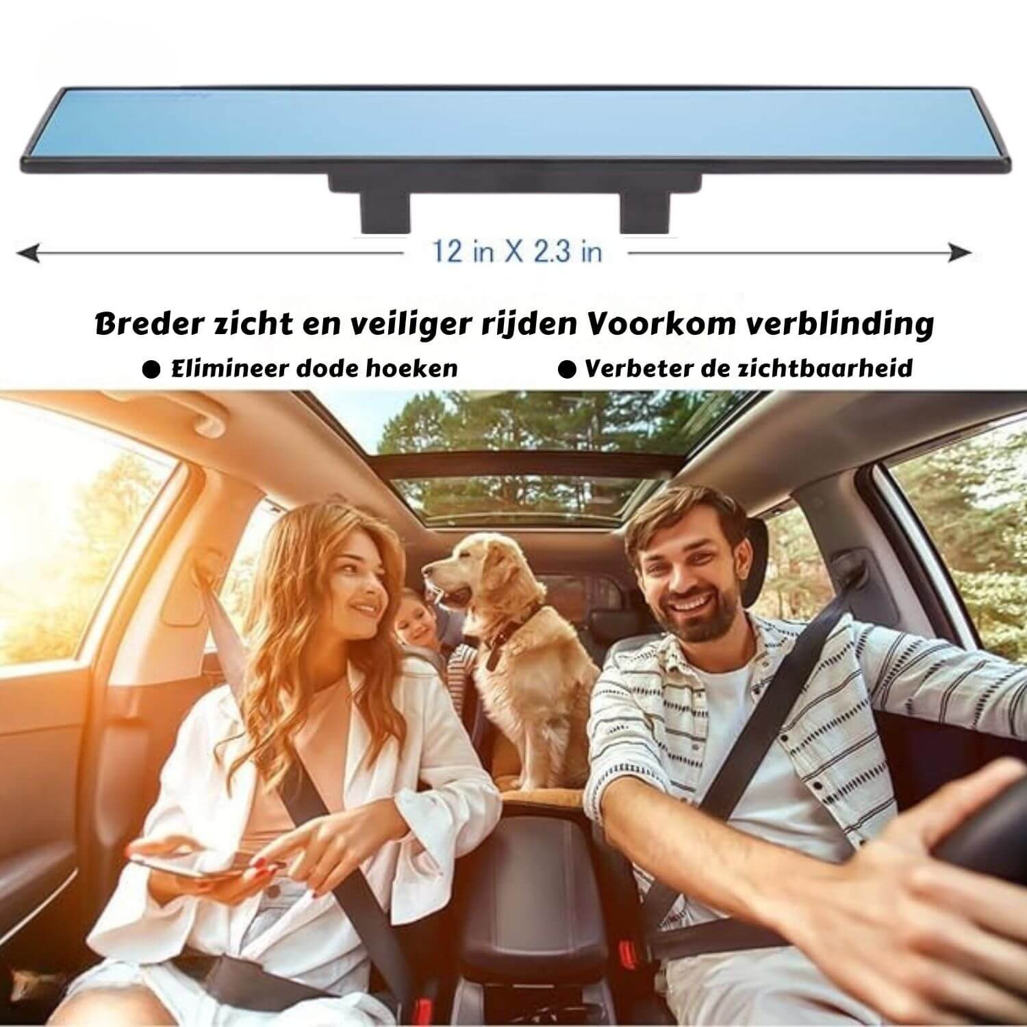 BrightMirror Pro - Meer zichtbaarheid. Meer veiligheid. Minder verblinding