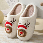 Kerstpantoffels | Kerstfiguur | Warme winterpantoffels