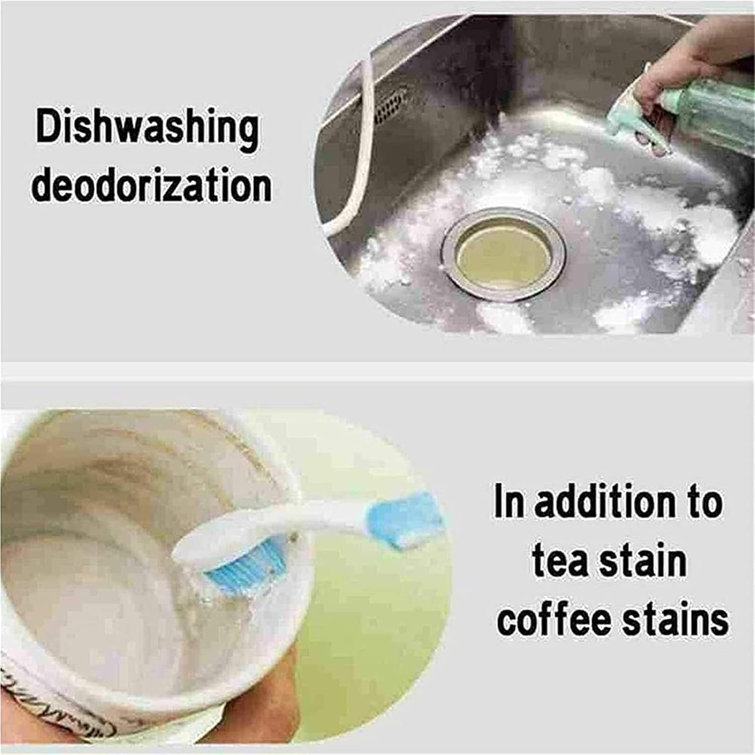 Natuurlijke Vlekkenverwijderaar Poeder Set voor Hardnekkig Vet en Vuil