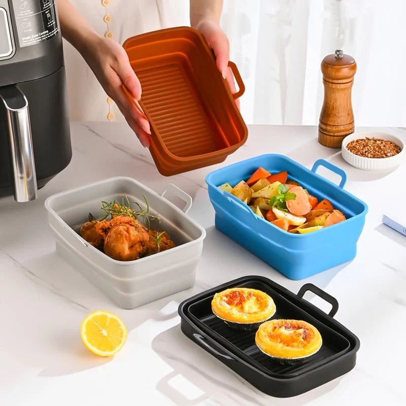 FryTray - Opvouwbare siliconen bakplaat voor de heteluchtfriteuse