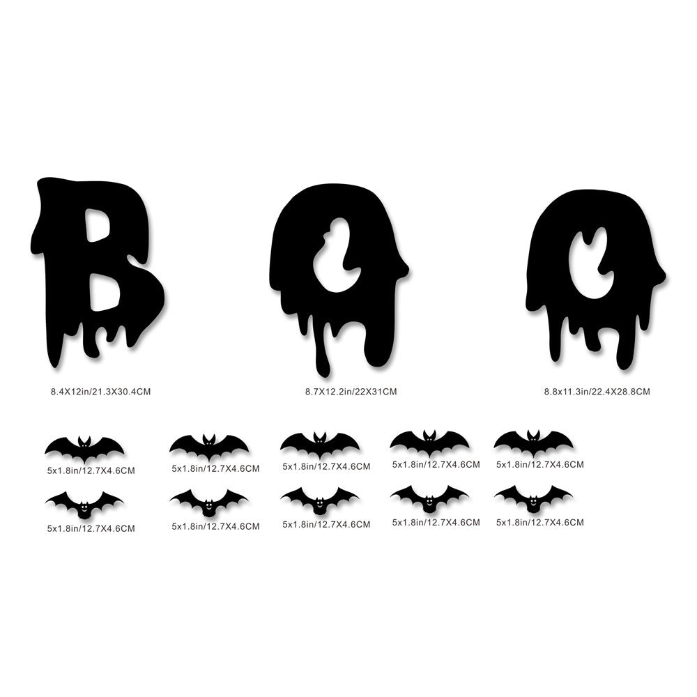 Griezelige Halloween LED 3D Vleermuis Wanddecoratie