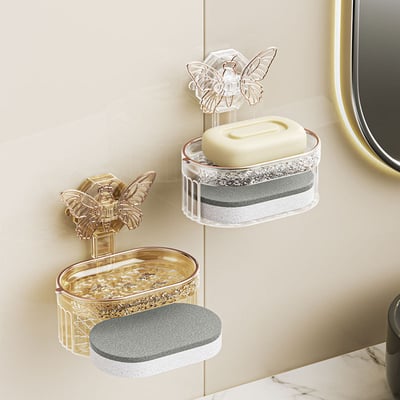 ButterFloat - Stijlvol vlinderzeepbakje voor badkamer & keuken