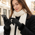 Winterhandschoenen met touchscreenfunctie voor smartphones