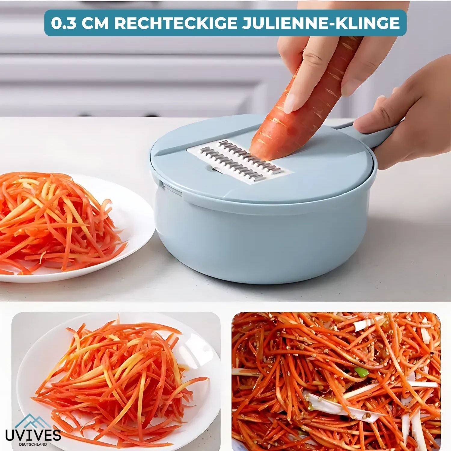 GrateCut™ - Multifunctionele groentesnijder
