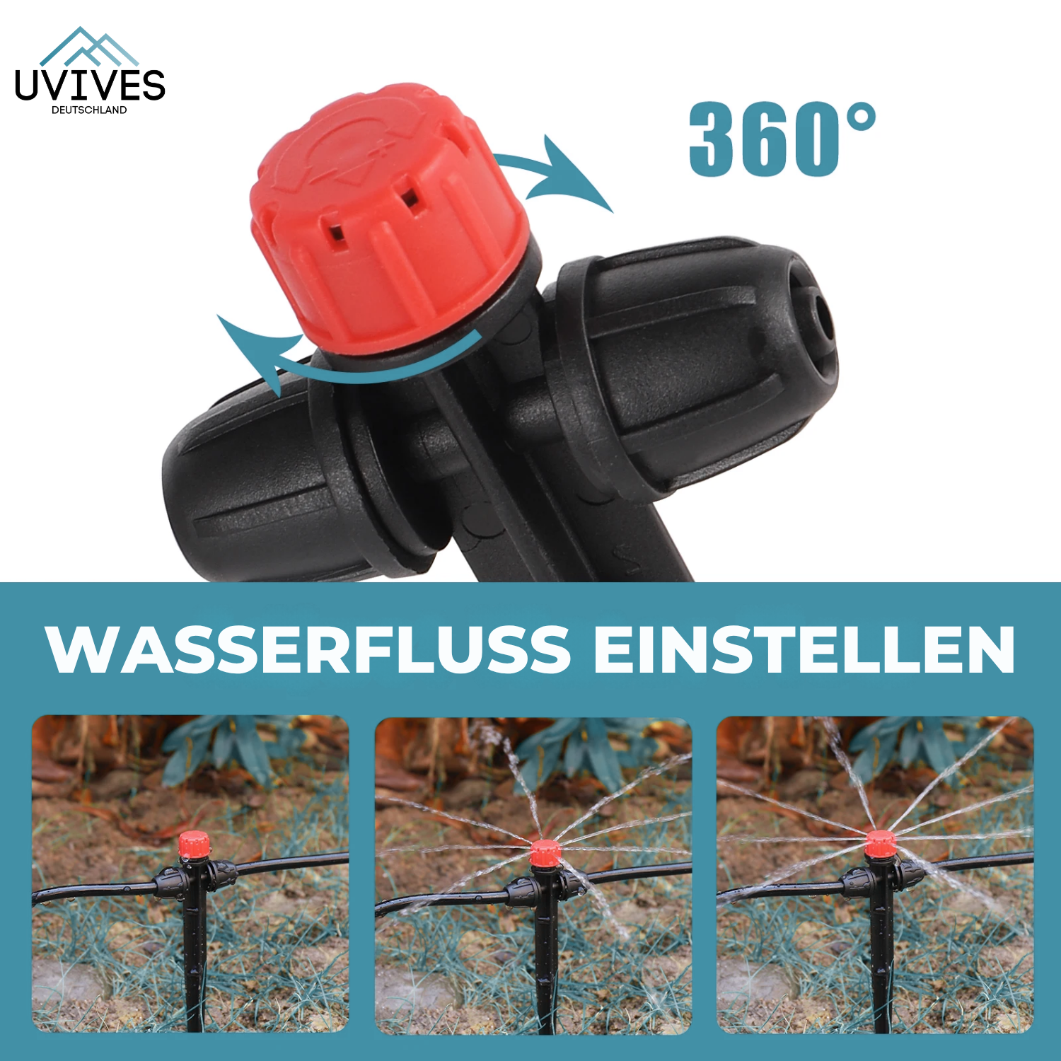 AquaDrip - Druppelirrigatie gemakkelijk gemaakt (set van 100)
