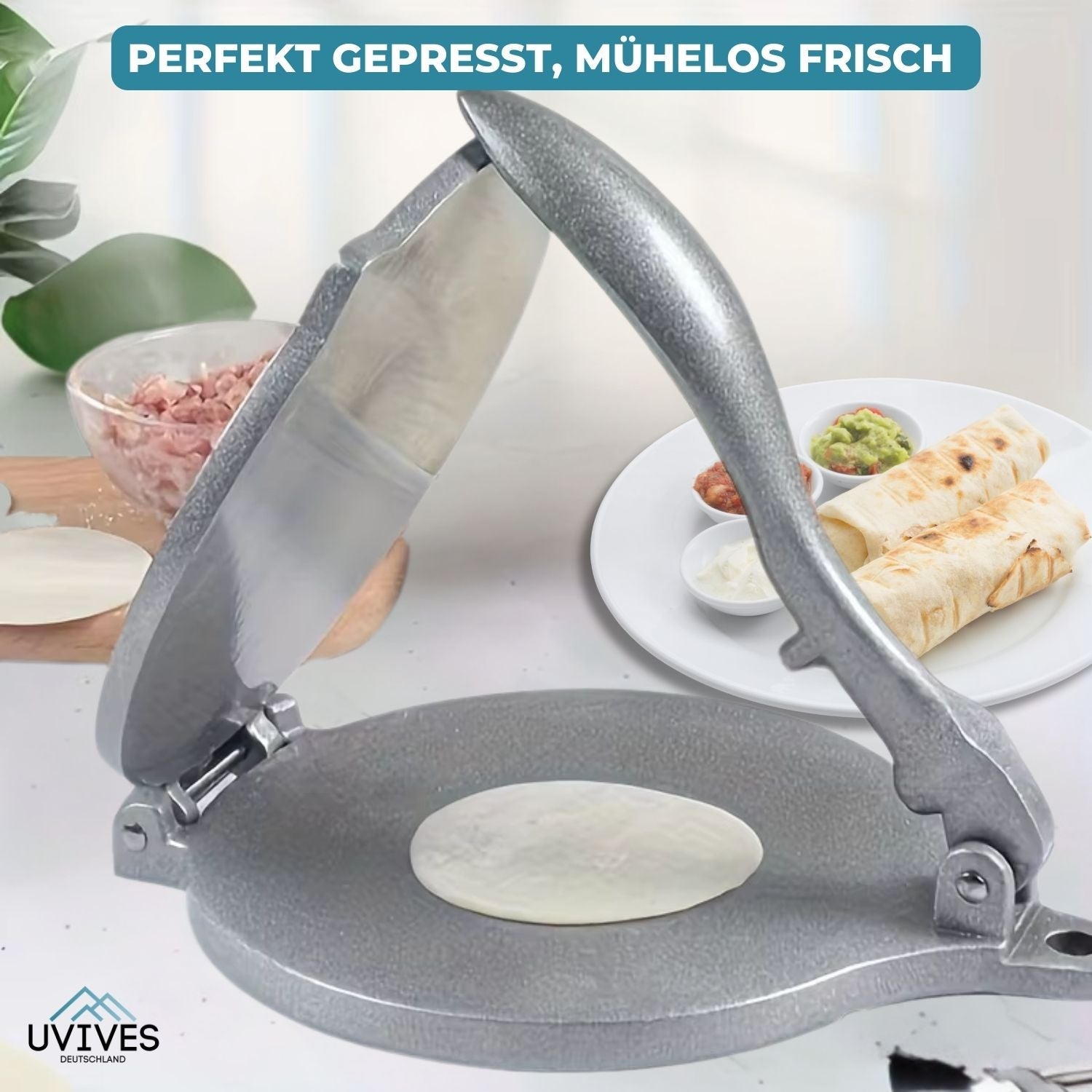 FlattaTilla™ - Maak tortilla's in een handomdraai