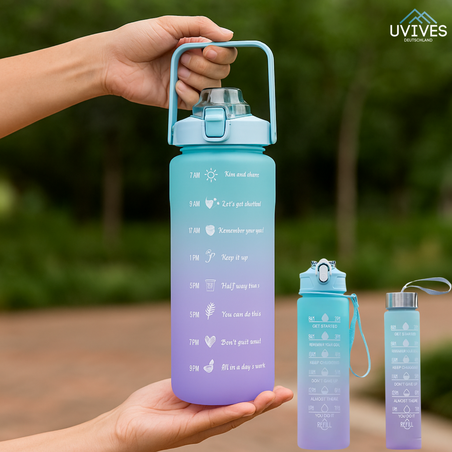 MotivaSip - Je dagelijkse motivator om te drinken (set van 3)