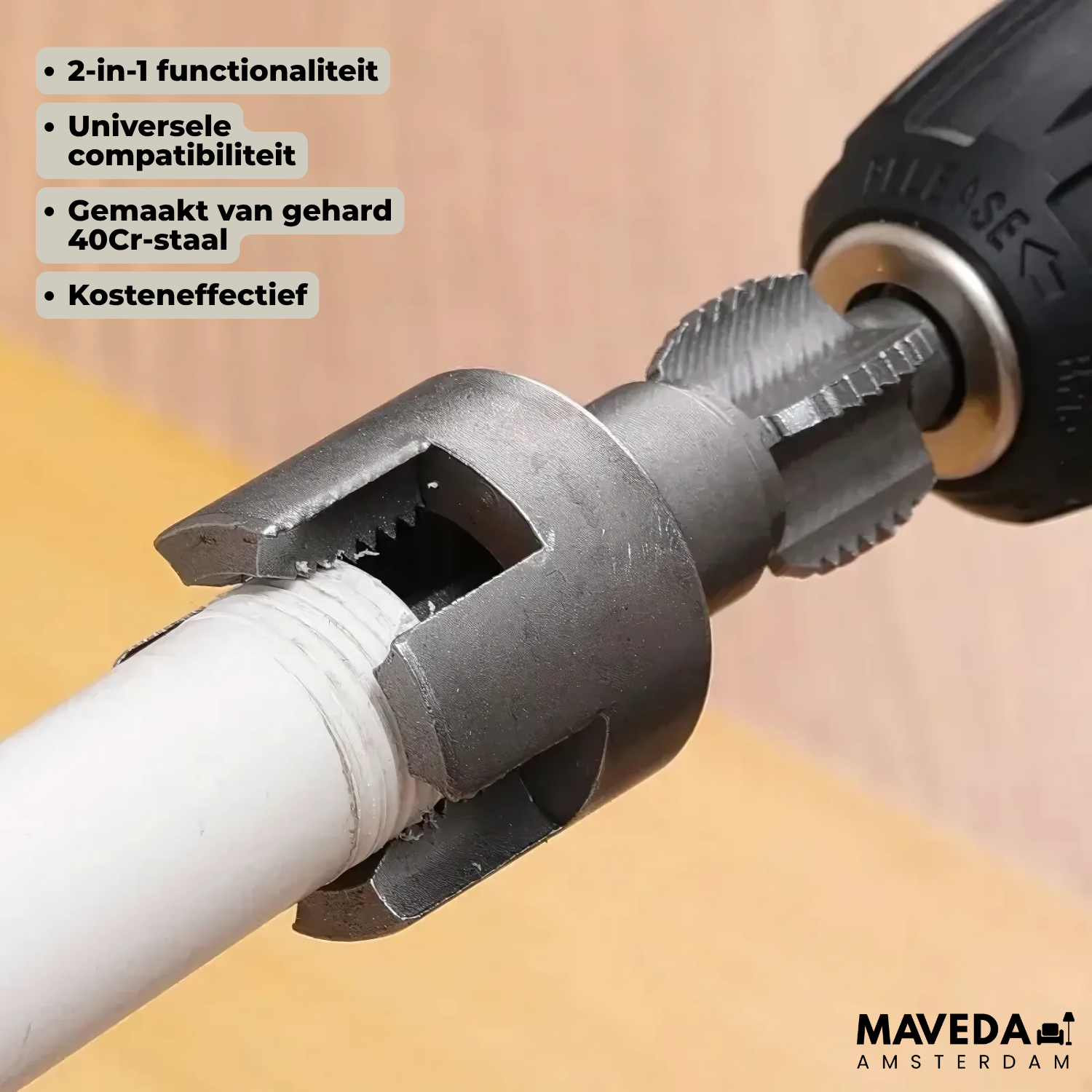 ThreadPro Duo - Precieze schroefdraad binnen & buiten met slechts 1 gereedschap (set van 2)