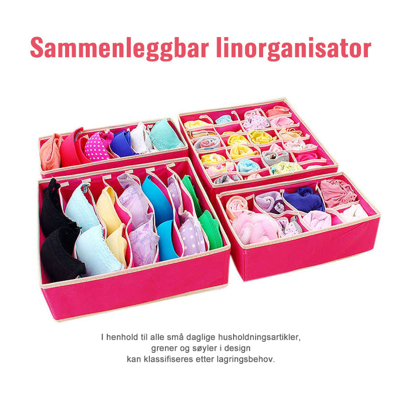 2+2 GRATIS | SortiBox - Opvouwbare wasbox voor de kledingkast