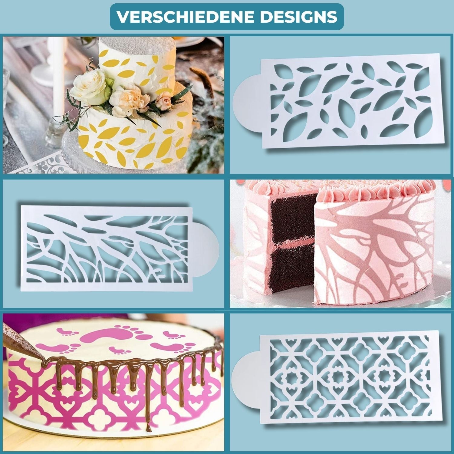 DecoLace™ - DIY taartdecoratievorm van kant