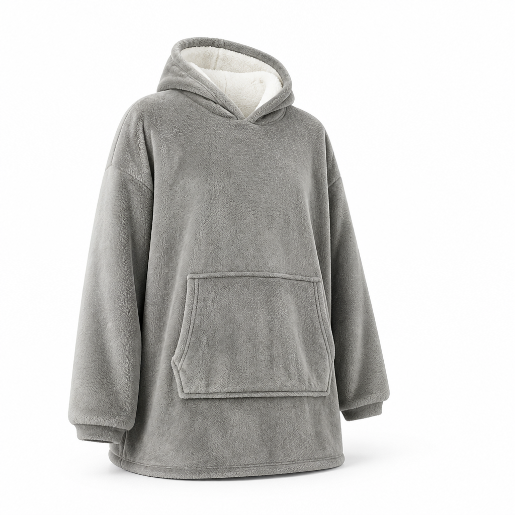 Dekenhoodie | Fleecevoering | Kangoeroezak | Ruime pasvorm