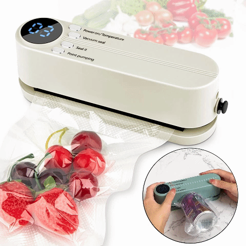 ProtectSeal - Snoerloze 3-in-1 vacuümsealer voor thuis & onderweg