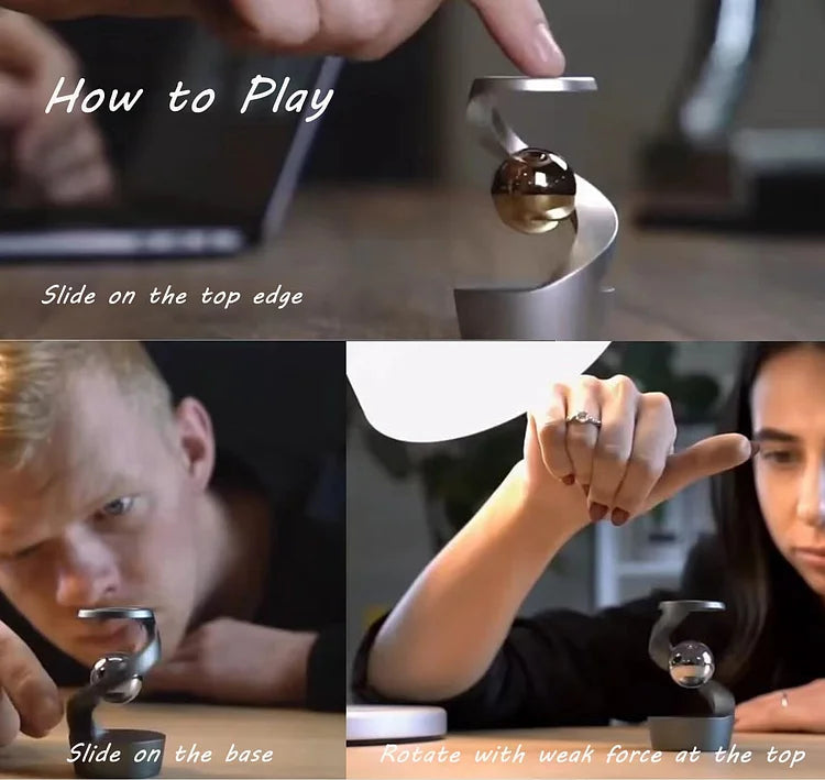 Kinetisch bureauspeelgoed voor stressvermindering en focus