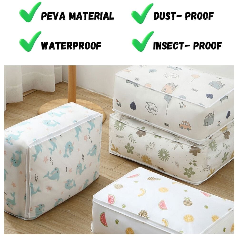 2+1 GRATIS | SpacioBag - Multifunctionele stofbeschermende opbergtas - groot formaat