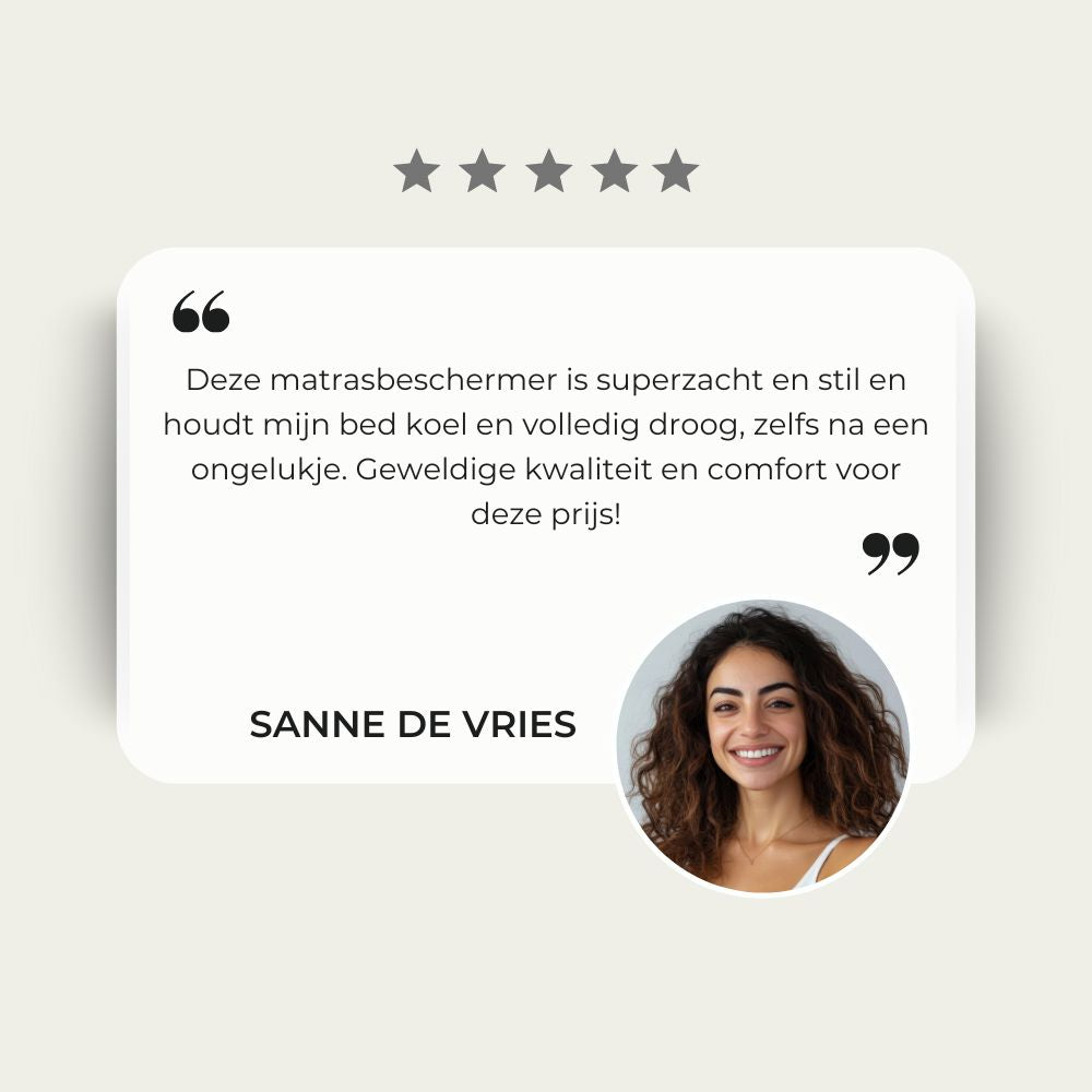 50% KORTING | Waterdichte matrasbeschermer