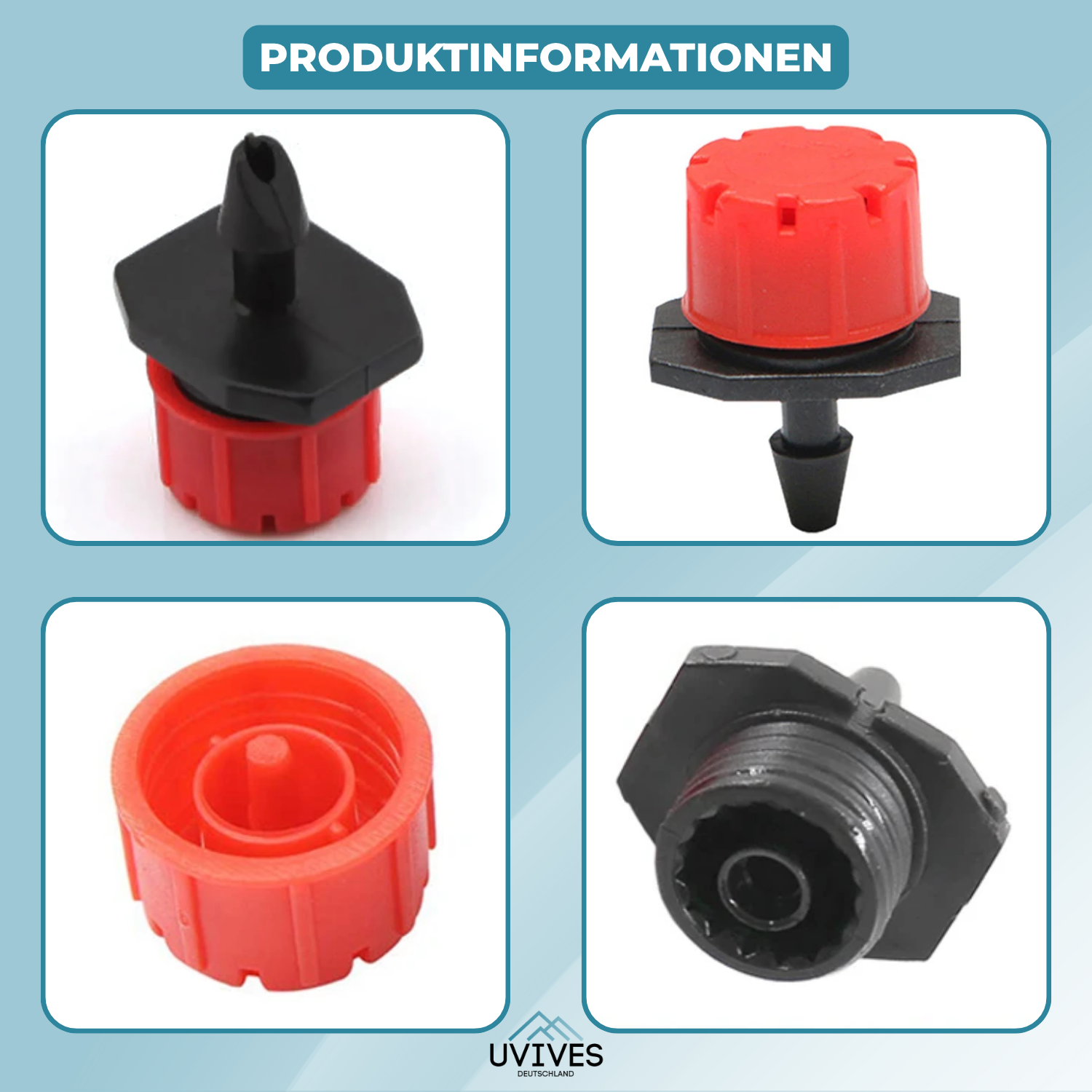 AquaDrip - Druppelirrigatie gemakkelijk gemaakt (set van 100)