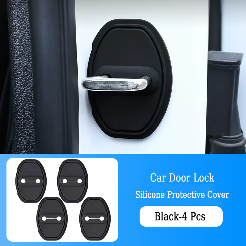 Siliconen Deurslotkappen voor Auto - Beschermende Sleutelhuls Set