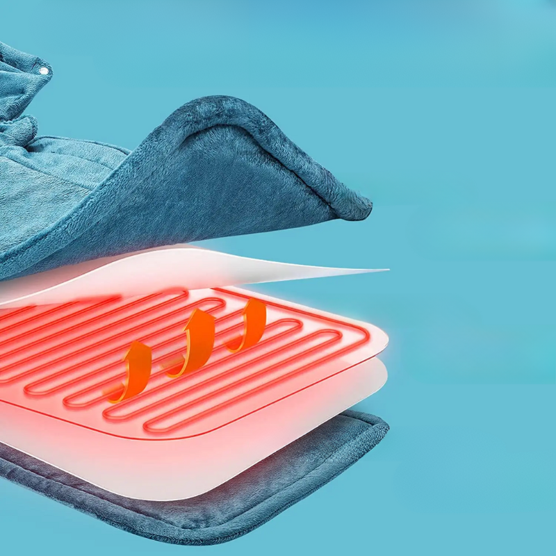 Verwarmde Nek- en Schouderwikkel voor Gezellige Warmte