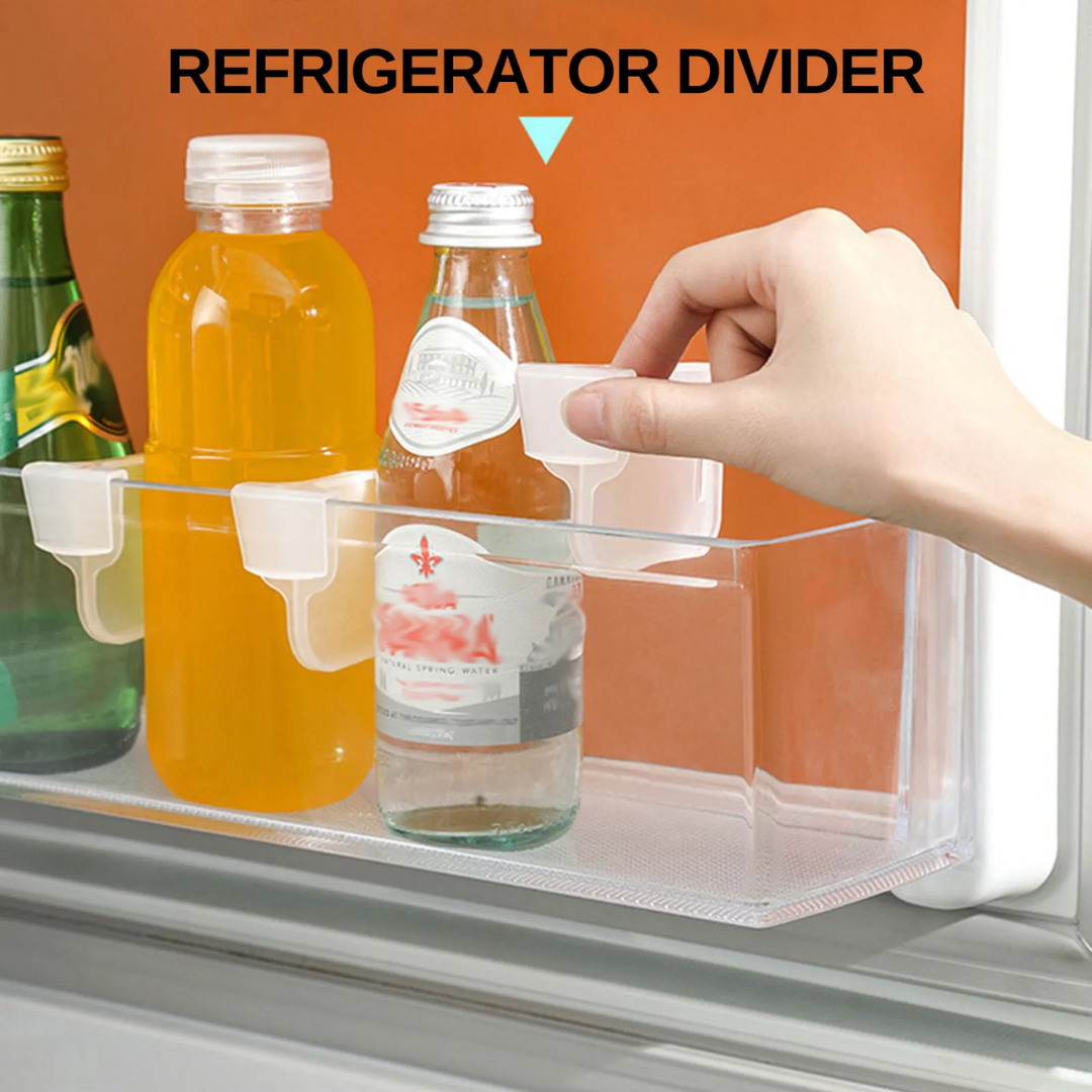 Keuken koelkast organizer container set voor nette opslag