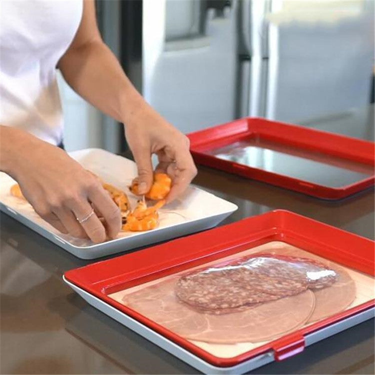 2+1 GRATIS | SealTray - Creatieve schaal voor het bewaren van voedsel