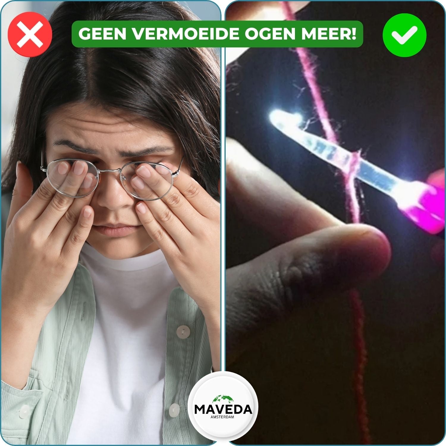 BrightLoop™ - Oplaadbare lichtgevende haaknaaldenset [Laatste dag korting]
