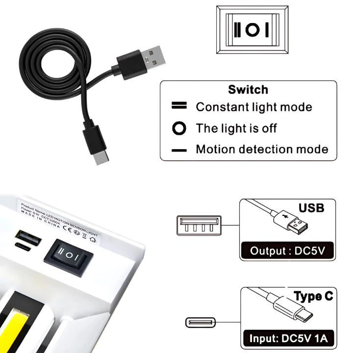 1+1 GRATIS | SensaLite - Draadloos, oplaadbaar & met sensor