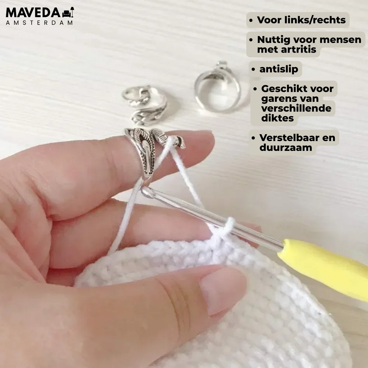 1+1 GRATIS | RingCrochet - Pijnloos breien & eindeloze creativiteit [Laatste dag korting]