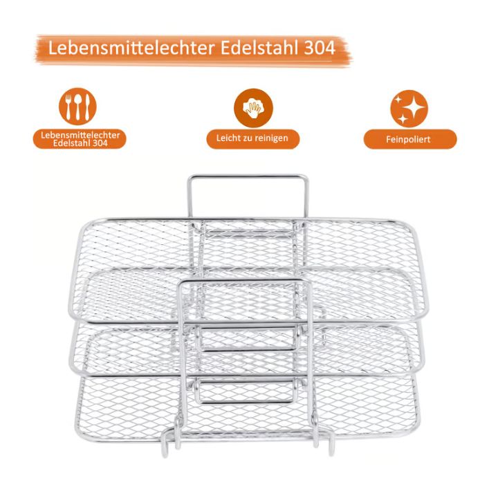 GrillStack - Meer ruimte in de airfryer, meer genot op het bord