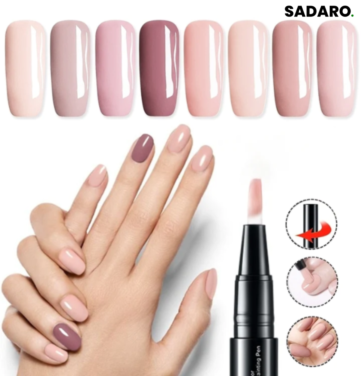 Nauwkeurig Levendig Nagelkunstset voor Creatieve Manicures